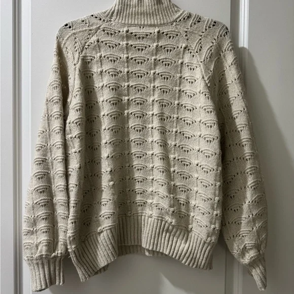Cozy Cream Knit Sweater - Picture 3 of 4